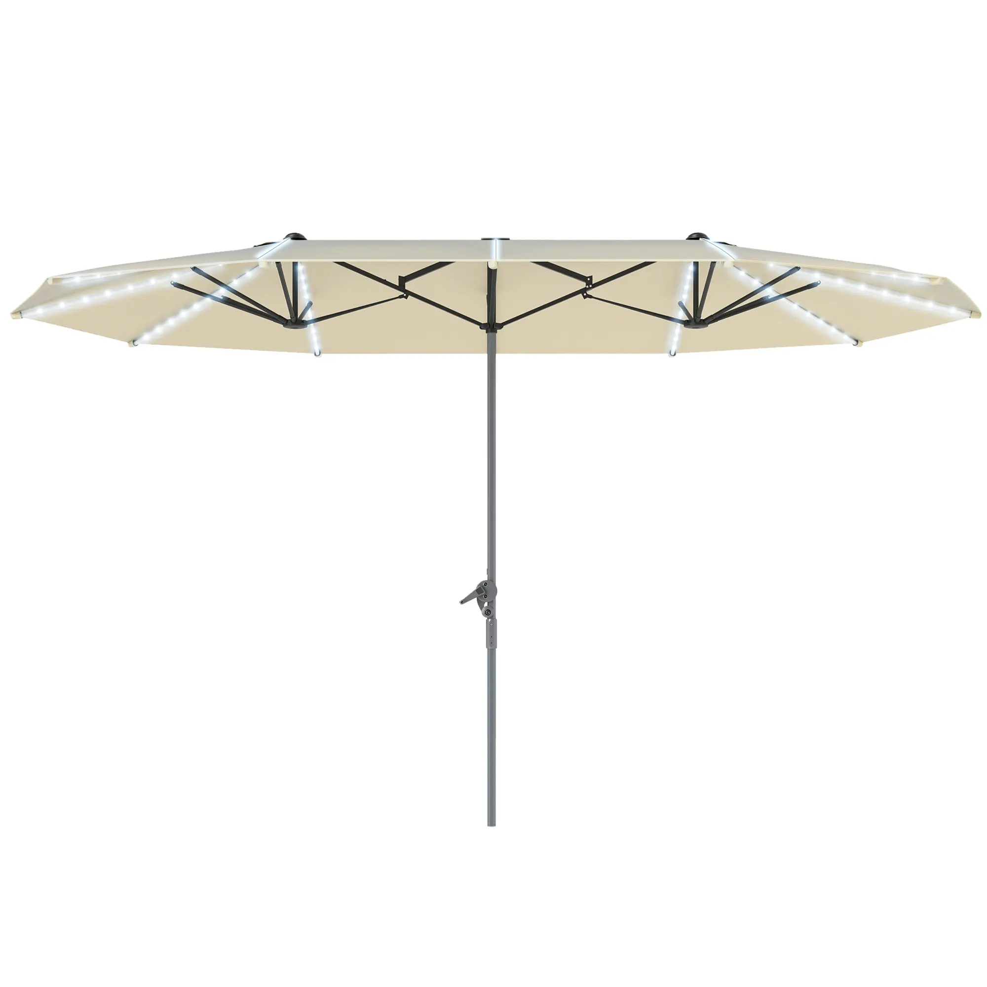15ft Double-Sided Outdoor Umbrella