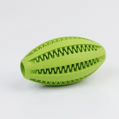 Dog Toy Pet Chewing Molars Teeth Cleaning Olive Watermelon Ball Puzzle Toy - Green - View 1