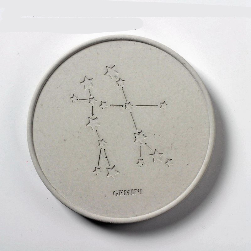 Title 10, Fair-faced Concrete Round Constellation Coaster...