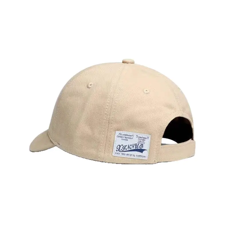 Summer Men's And Women's All-purpose Solid-color Patch Soft-top Stylish Casual Short-brim Baseball Cap Suitable For Daily Commuting And Outdoor Outings For Sun 