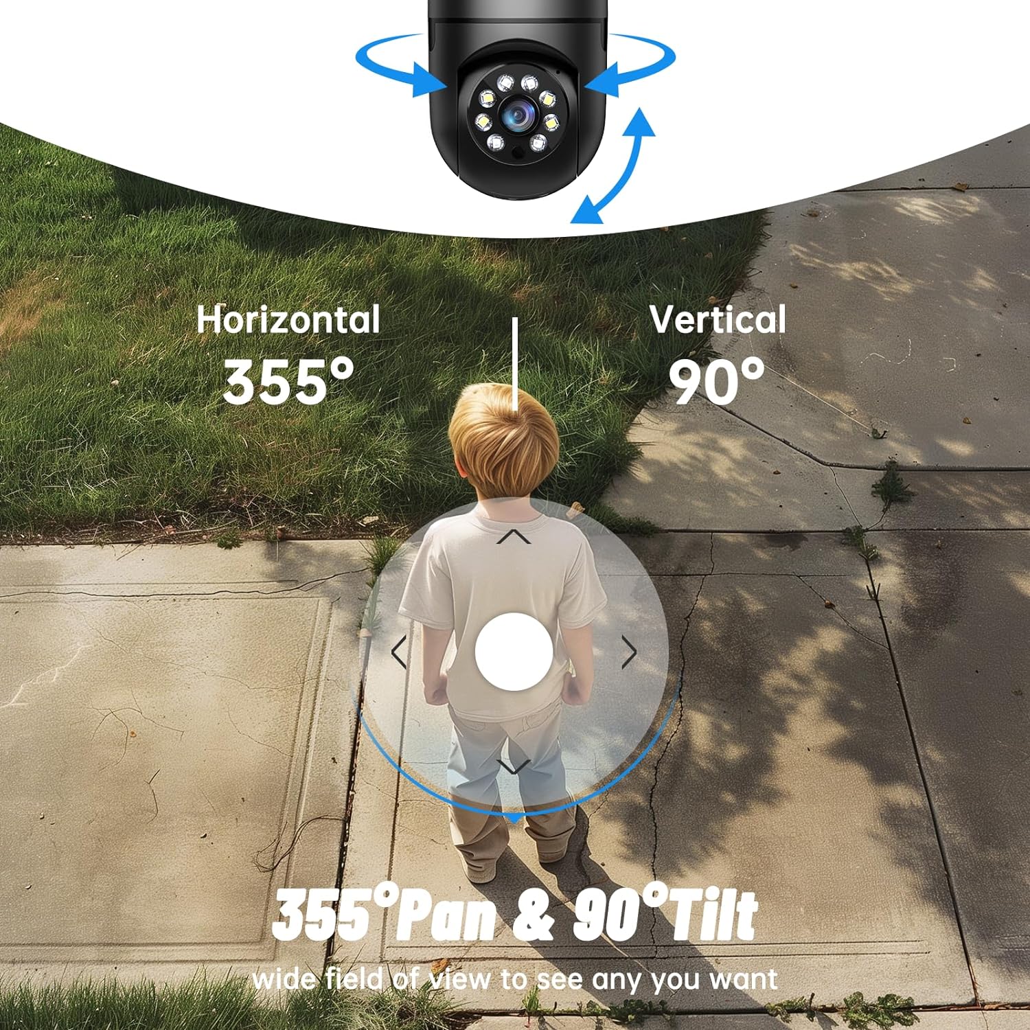 Light Bulb Security Camera 2.4GHz 5G WiFi Outdoor, 1080P E27 Light Socket... 8