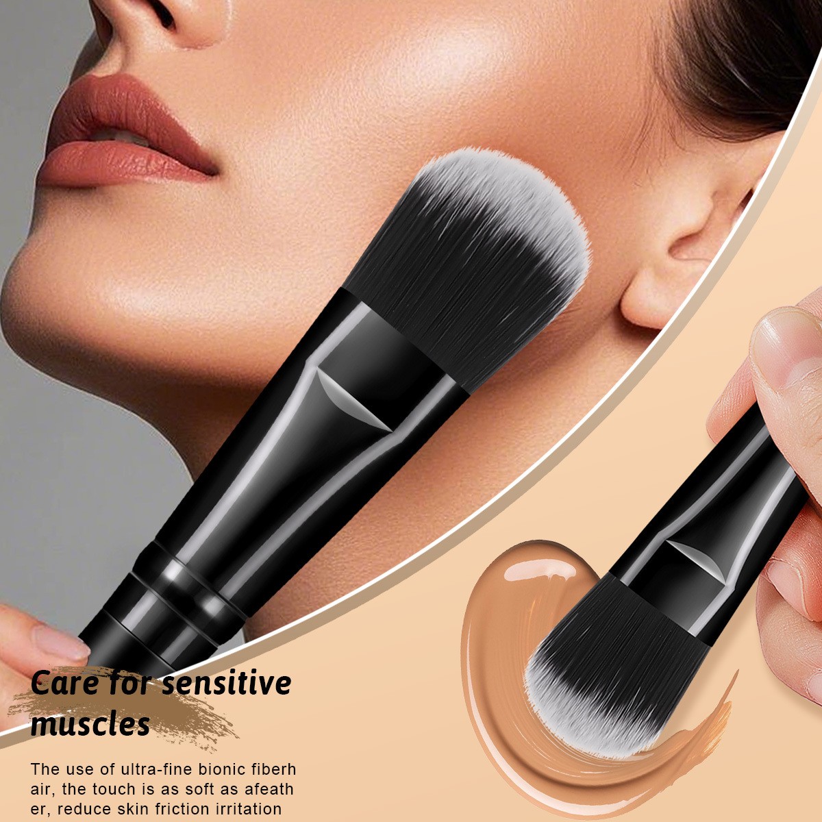25PCS Make Up Brushes Set Synthetic Eyeliner Eyeshadow Foundation Blusher Tool