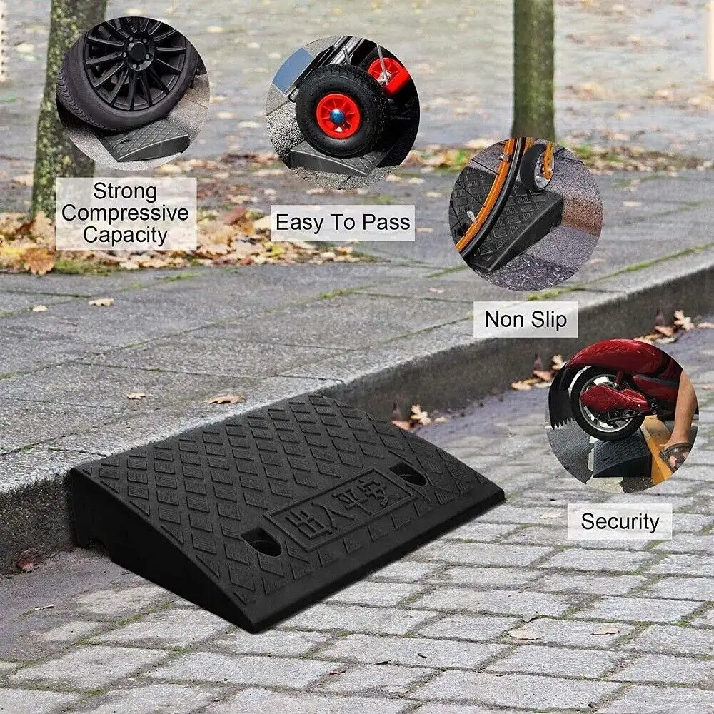 Vehicle Slope Ramp Universal Heavy Duty Rubber