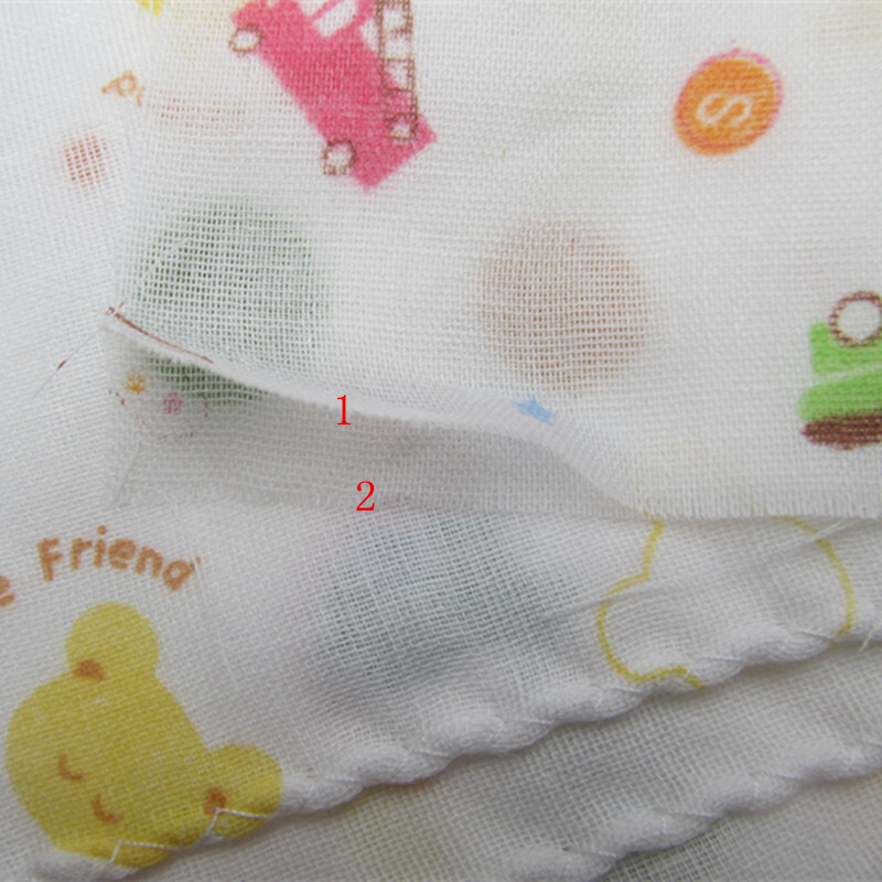 10 X Baby Gauze Muslin Square Newborn Cotton Bath Wash Soft Handkerchief 5