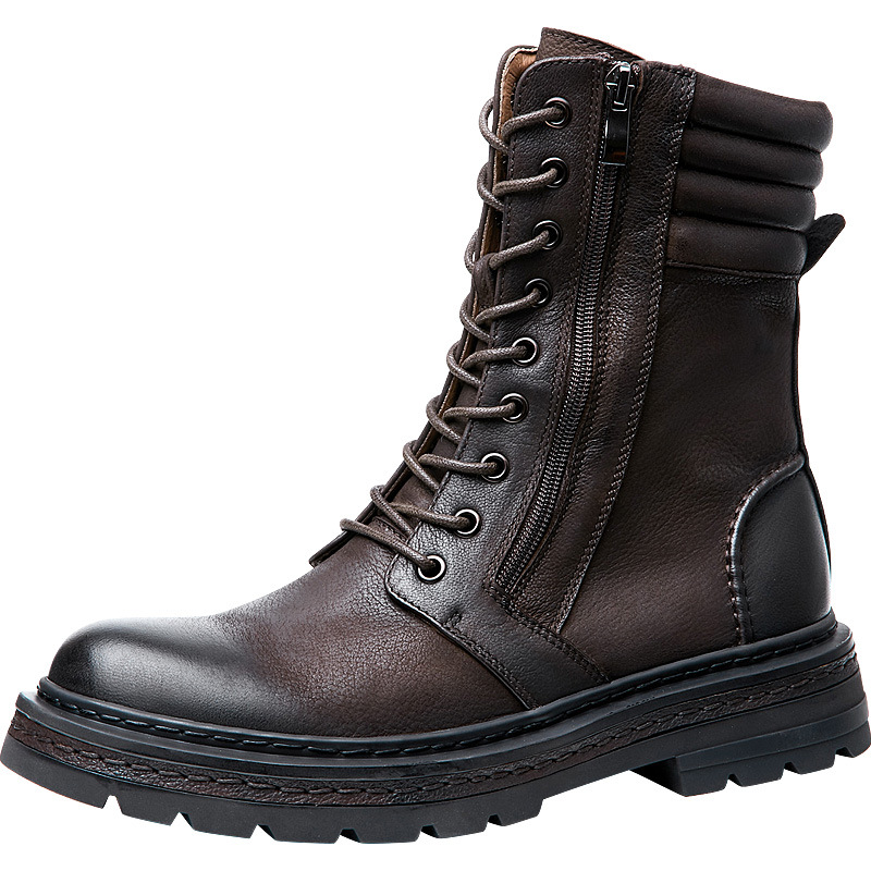 New British Retro Tooling Martin Boots Men's High Top