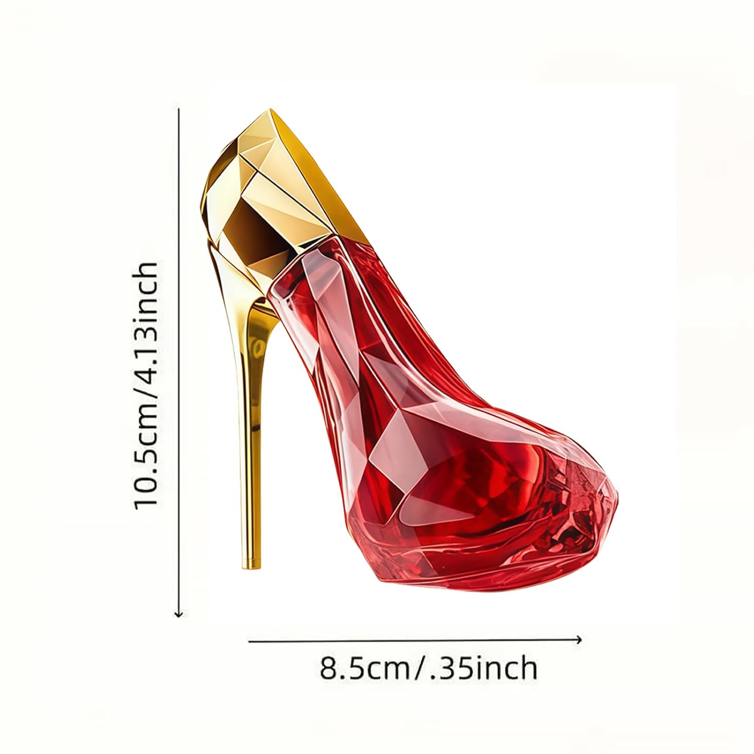 A Unique And Luxurious Red High-heeled Shoe Design A Long-lasting Fragrance A Must-have Perfume For Beauty Enthusiasts And A Special Gift For Women. 9