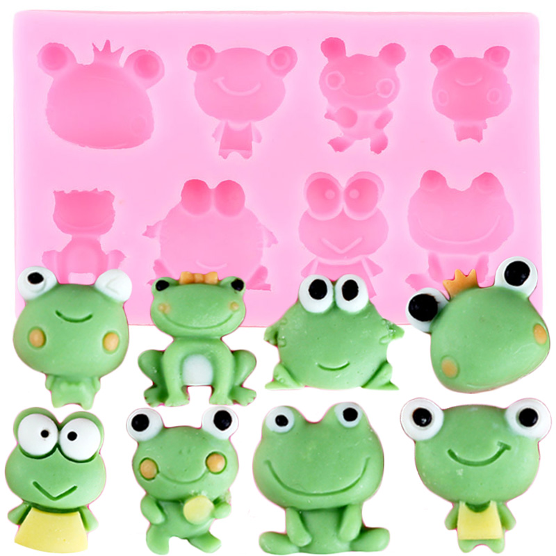 Frog Cream Cake Decoration Fondant Chocolate Biscuit Silicone Mold
