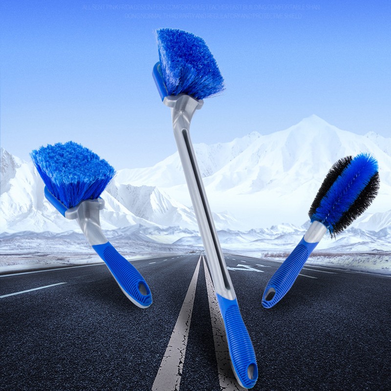 3X Bristle Cleaner Car Alloy Wheel Cleaning Brushes Tool Tire Washing Clean Soft — image 4