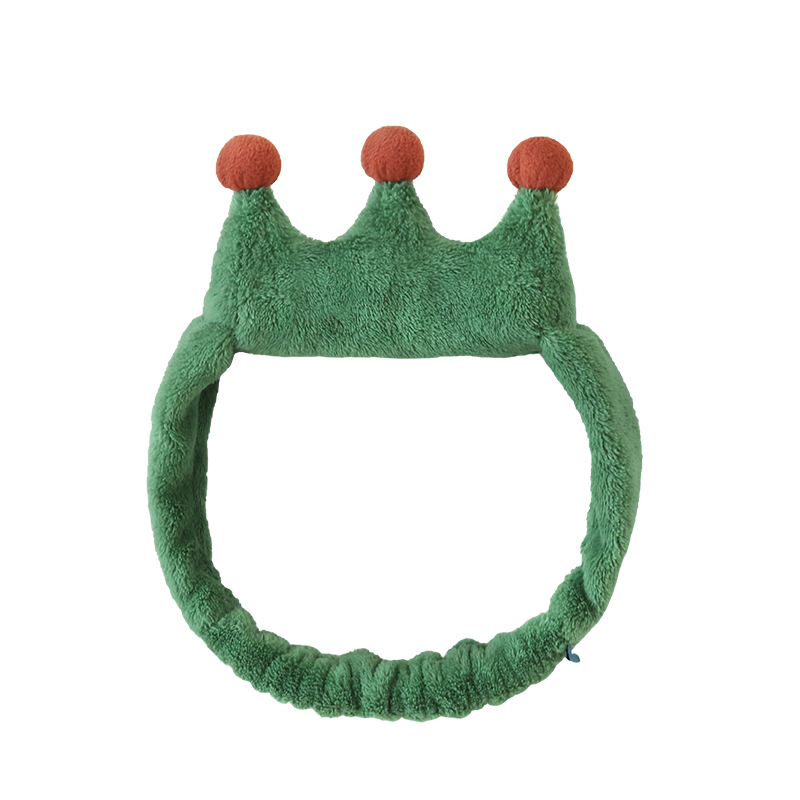 Female Cute Headgear Plush Face Wash Bundle Hairpin