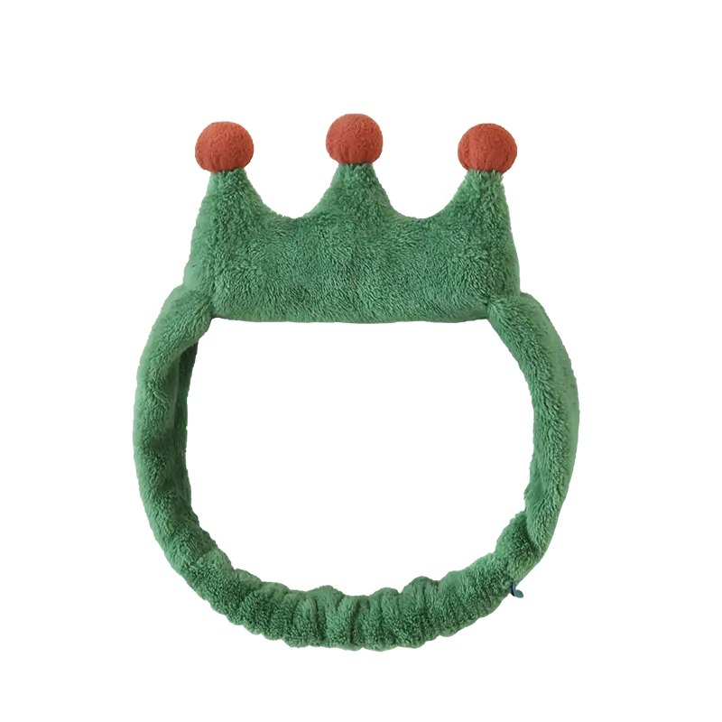Female Cute Headgear Plush Face Wash Bundle Hairpin
