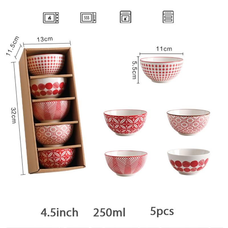 4.5inch bowl set 5pcs