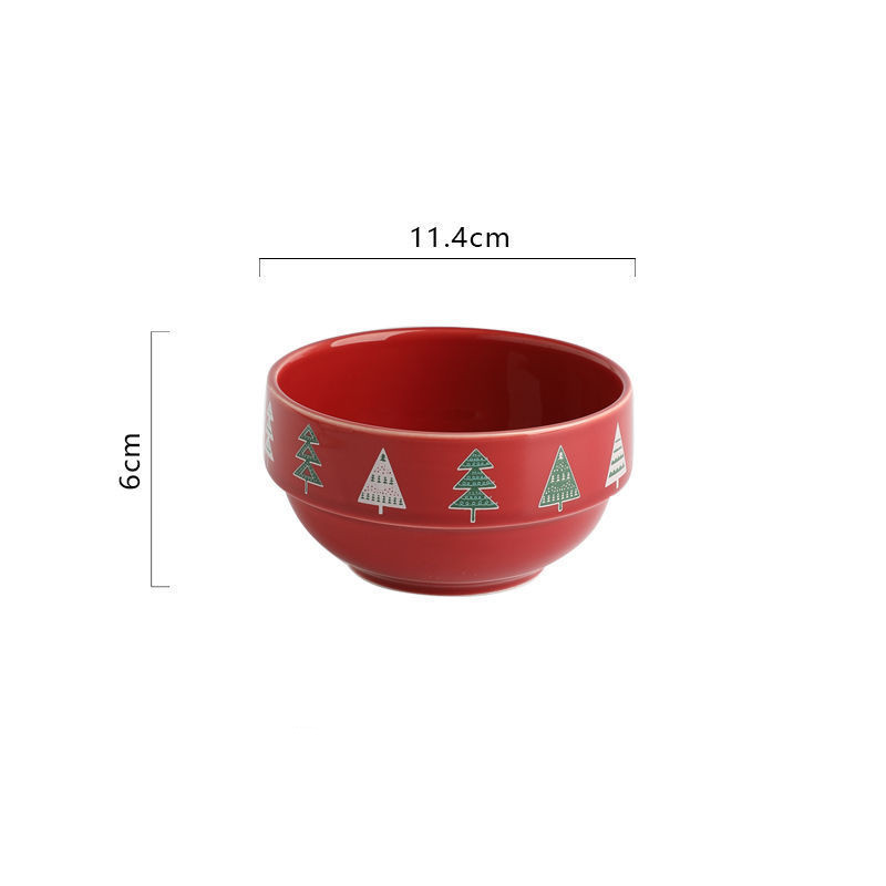 Small red bowl