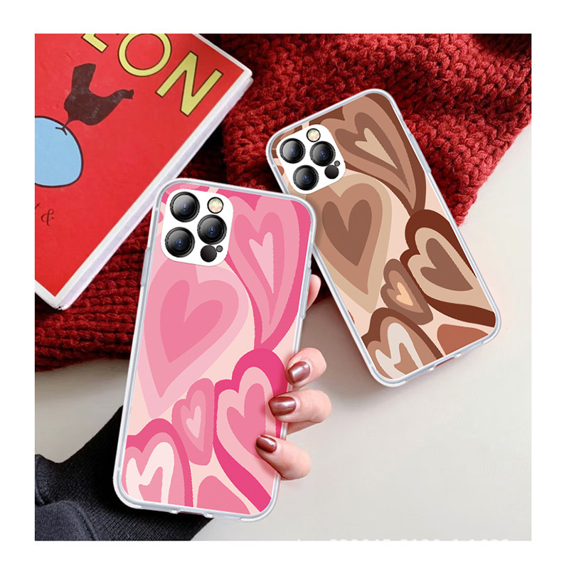 Fashionable Personality Heart-shaped Explosion Phone Case