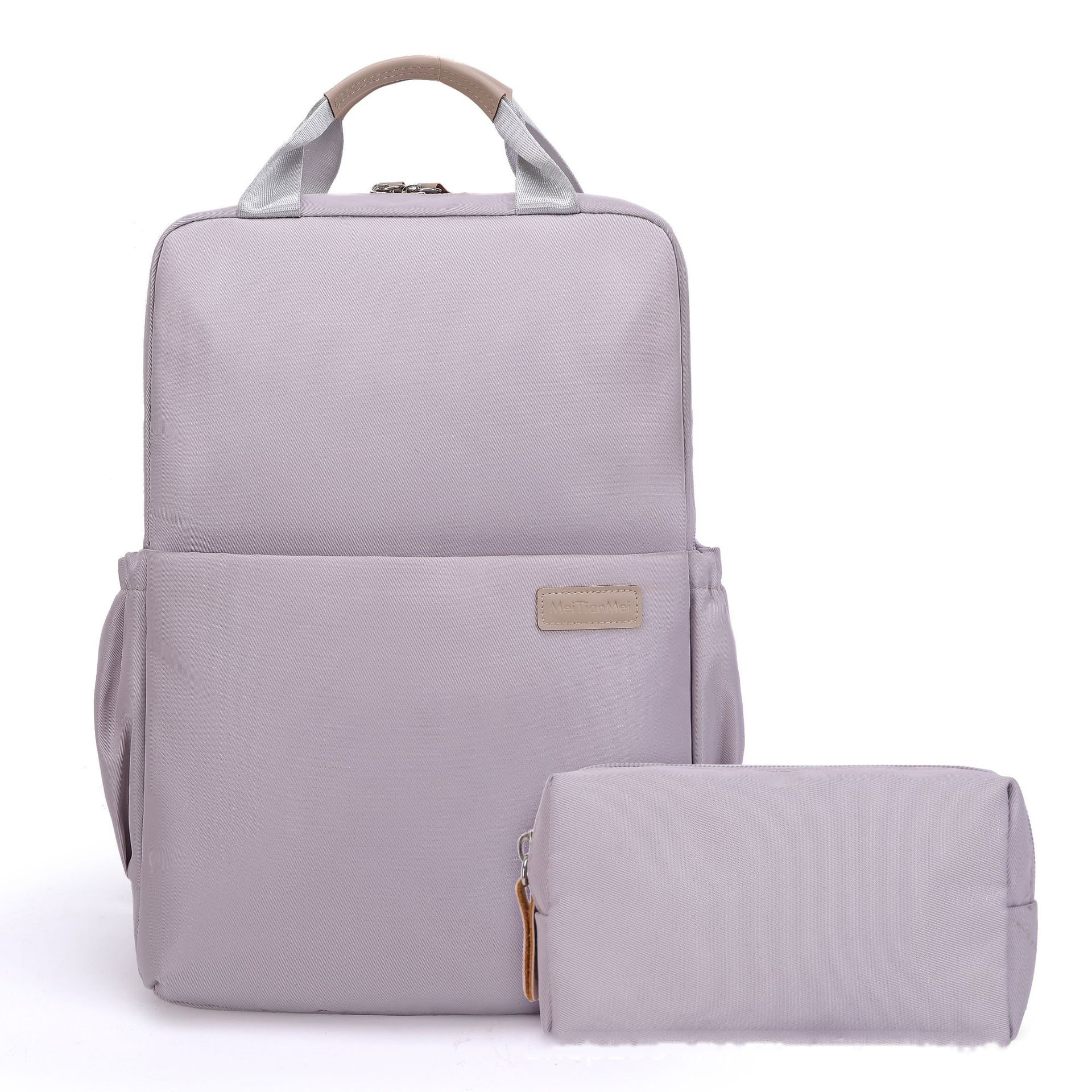 Fashion Nylon Large Capacity Campus High School Bag Backpack - 9