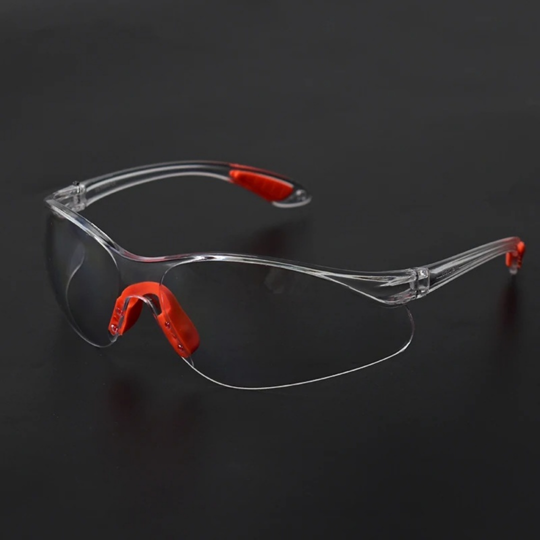 PC Material Anti Impact Wind Dust Proof Goggles Safety Riding Clear Glasses Lab — image 3