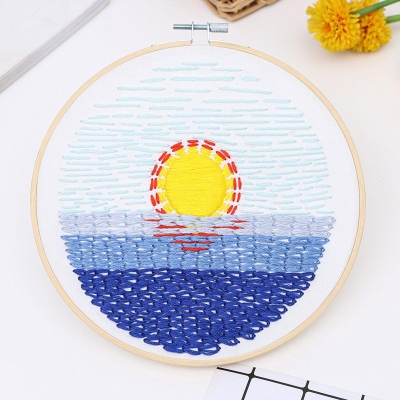 Title 2, Landscape Embroidery Needle and Thread Material...