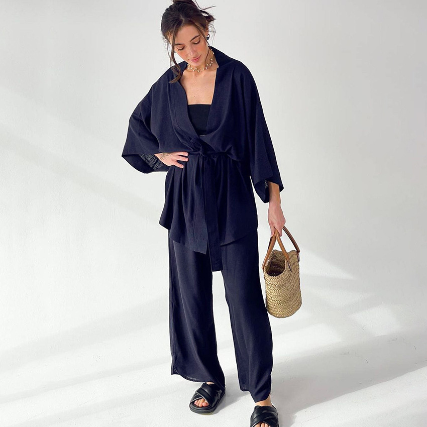 Women's Fashion Home Loose Trousers Suit