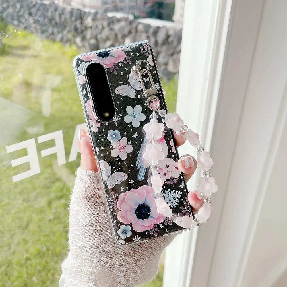 Fashion Embroidered Lark Mobile Phone Shell