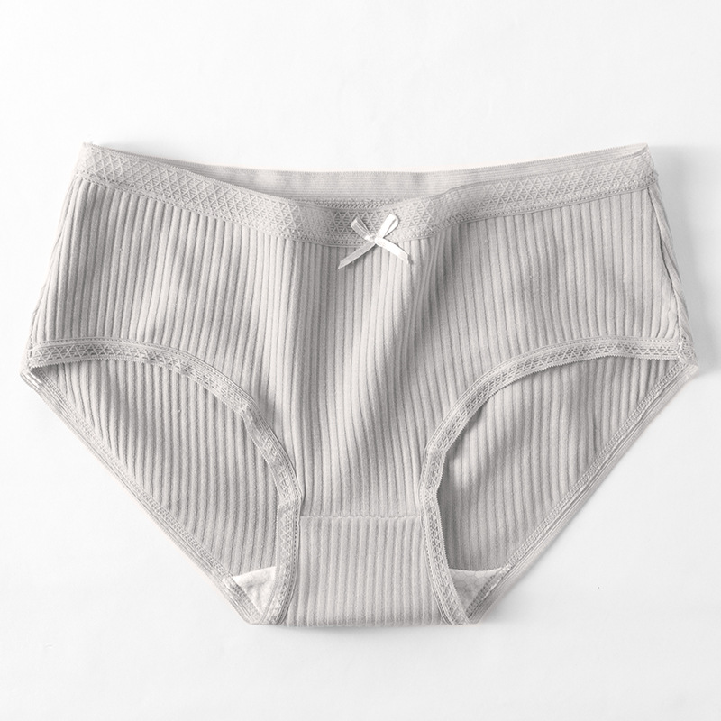 Title 5, Lace Thread Cotton Pure Cotton Mid-waist Briefs