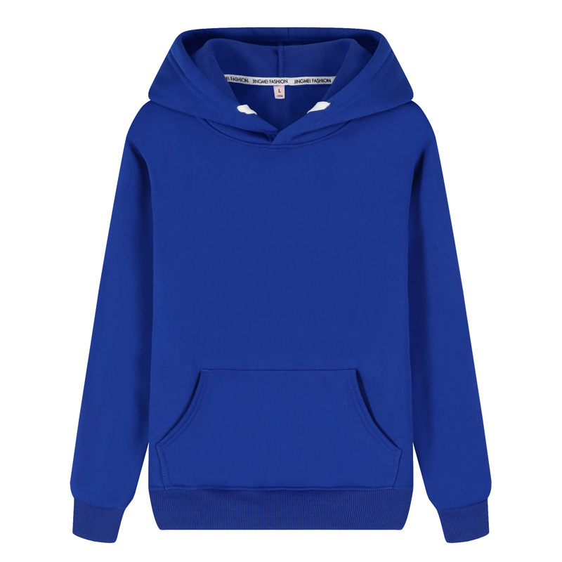 Title 6, Non-Fleece Solid Color Hooded Pullover Sweater