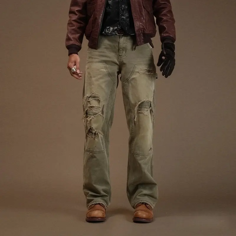 Shanxi Stretchy Slim Straight Pants