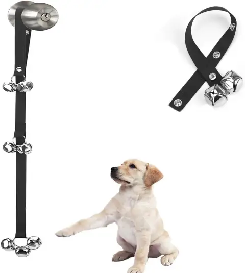 Upgraded Puppy Bells Dog Doorbells for Door Knob Potty