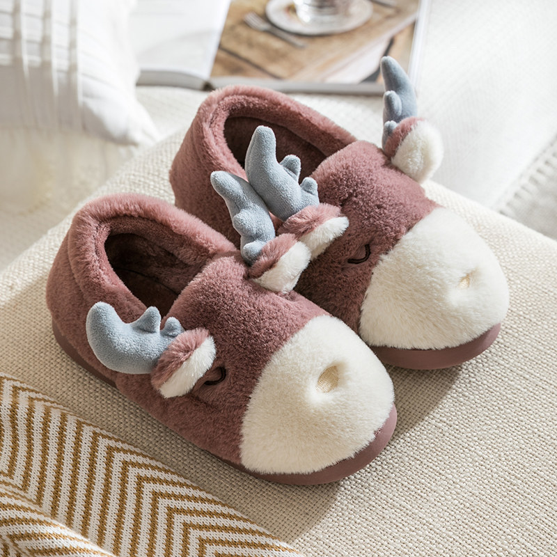 Title 4, Home Indoor Warm Non-slip Dormitory Bow Slippers