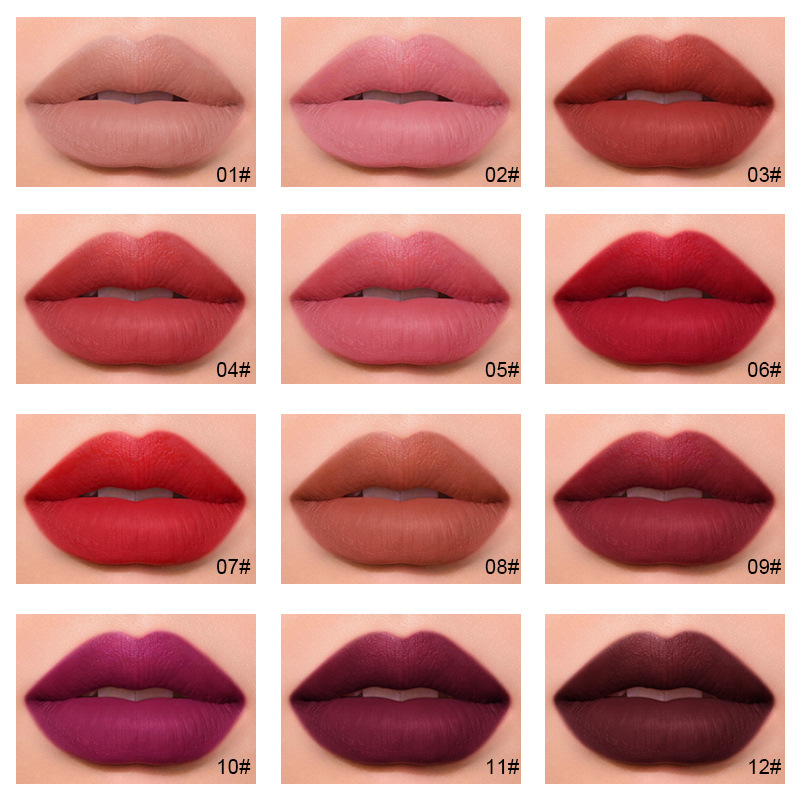 Title 4, 12-kleuren pak voor het maken van Lazy Lip Type...