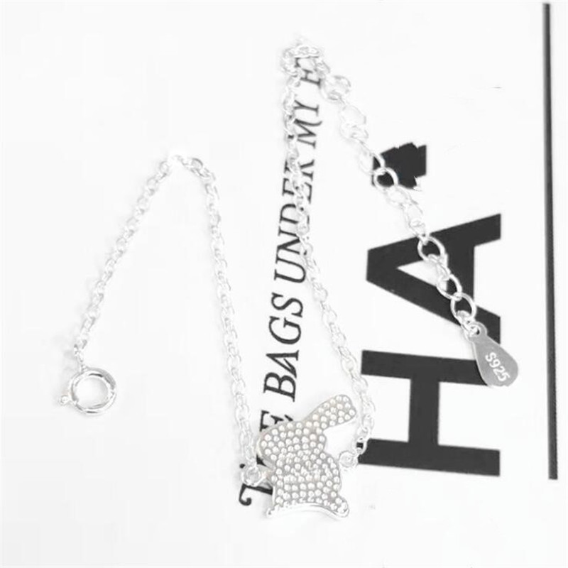 Simple Cute Epoxy Little White Rabbit Sweet Animal Bracelet