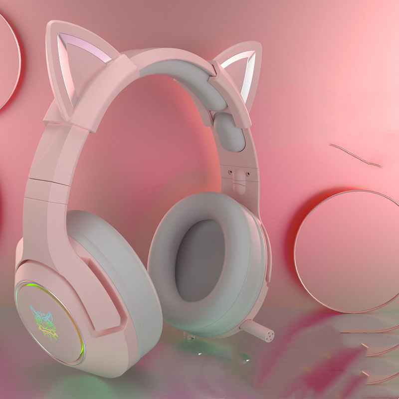 Women's Head-worn Wired Headphones With Microphone - Image 2