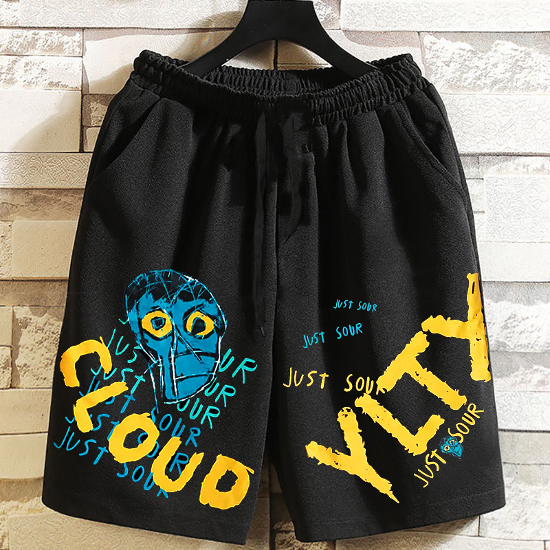 Plus Fertilizer Plus Size Plus Size Casual Sports Cropped Cotton Pants