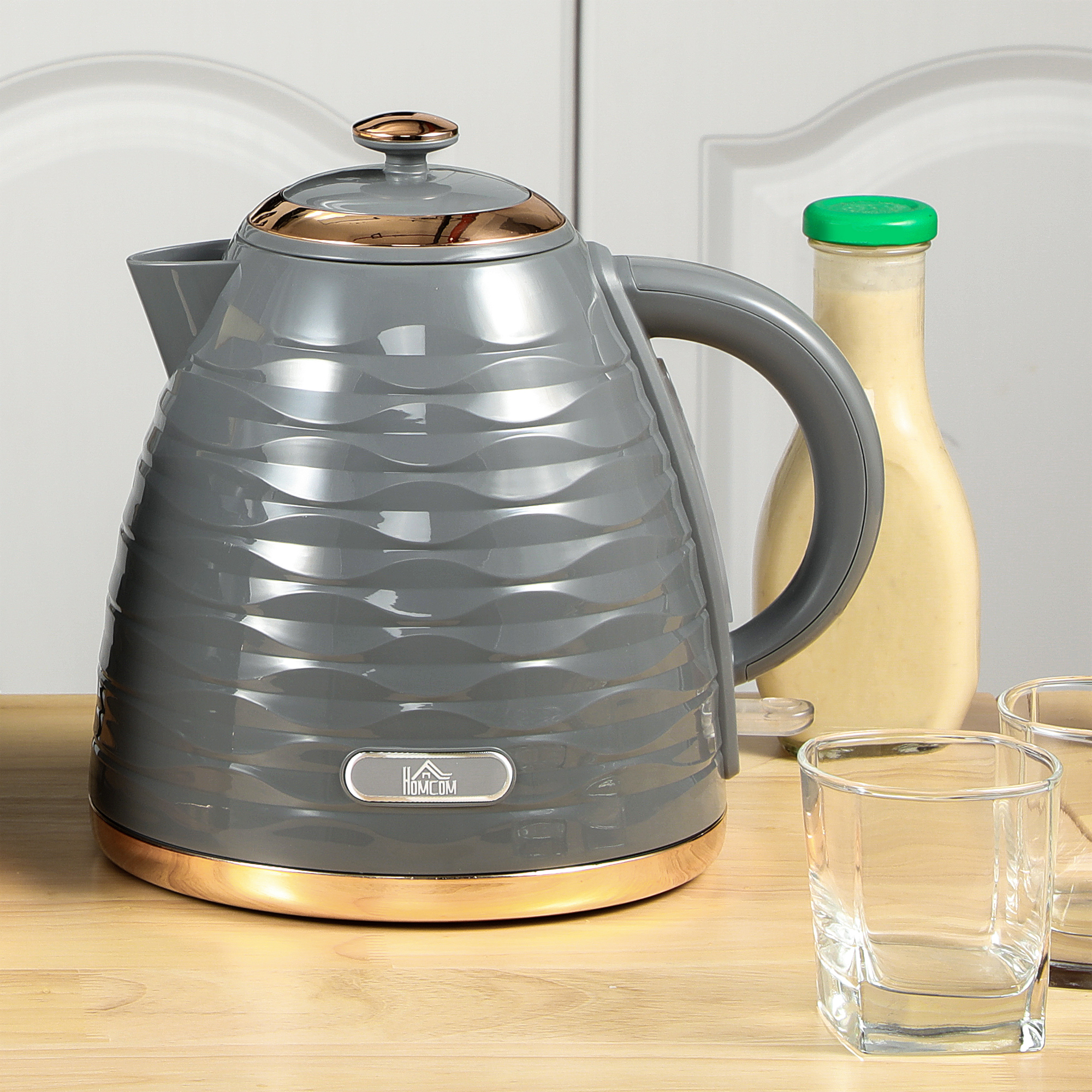 3 KW Fast Boiling Honeycomb Water Bottle - Grey