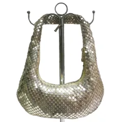 Net Red Casual Silver Sequin Underarm Bag - Gold - View 1