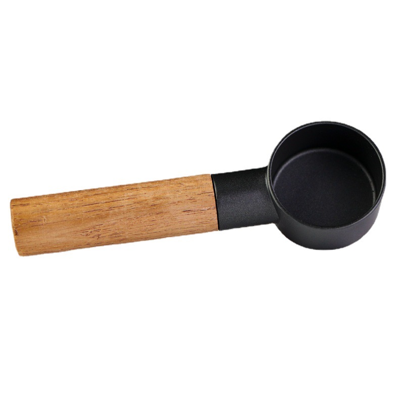 Coffee spoon measuring spoon bean scoop with solid wood
