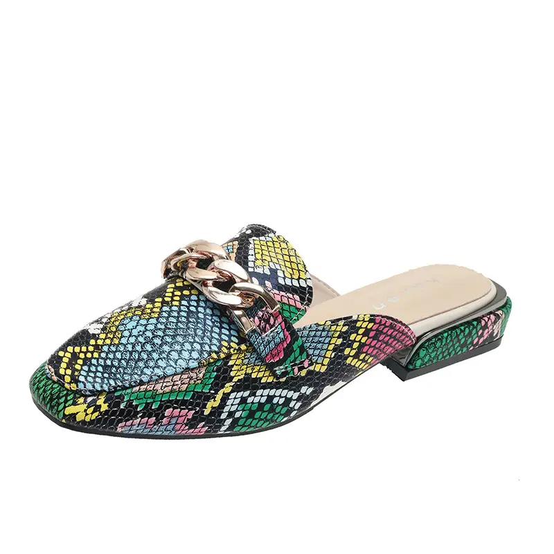 Half Cool Slippers Women's Shoes Summer New National Wind