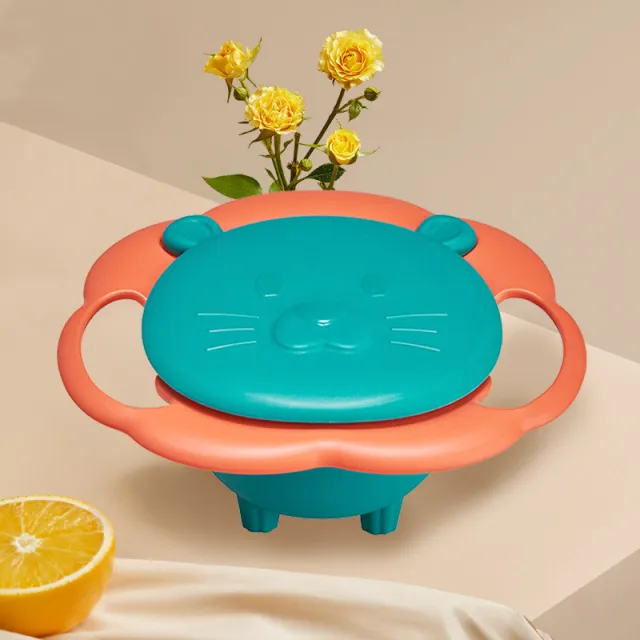 360 Degree Rotating Gyro Bowl Do Not Fall Green - Shop at LoveMi
