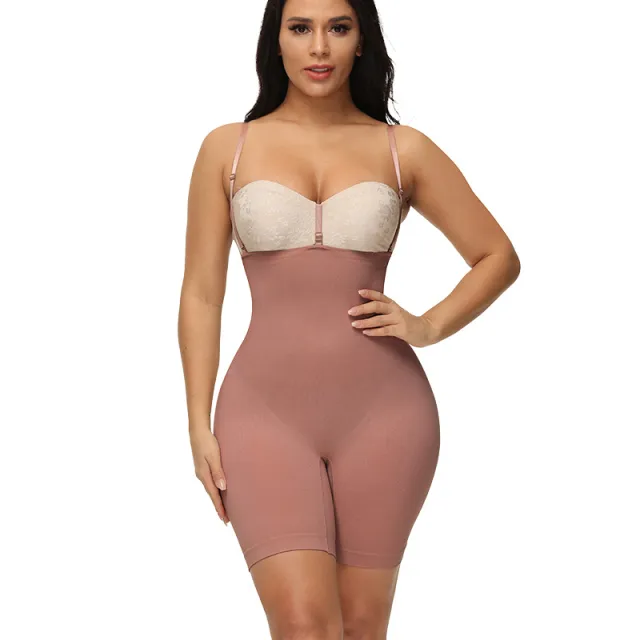 High waist women's shaping waist shaping pants Bean Paste - Shop at LoveMi