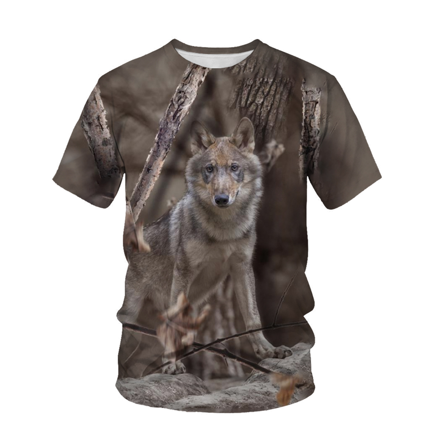 Title 4, Mens Outdoor Jungle Camouflage Animal T-shirt ...