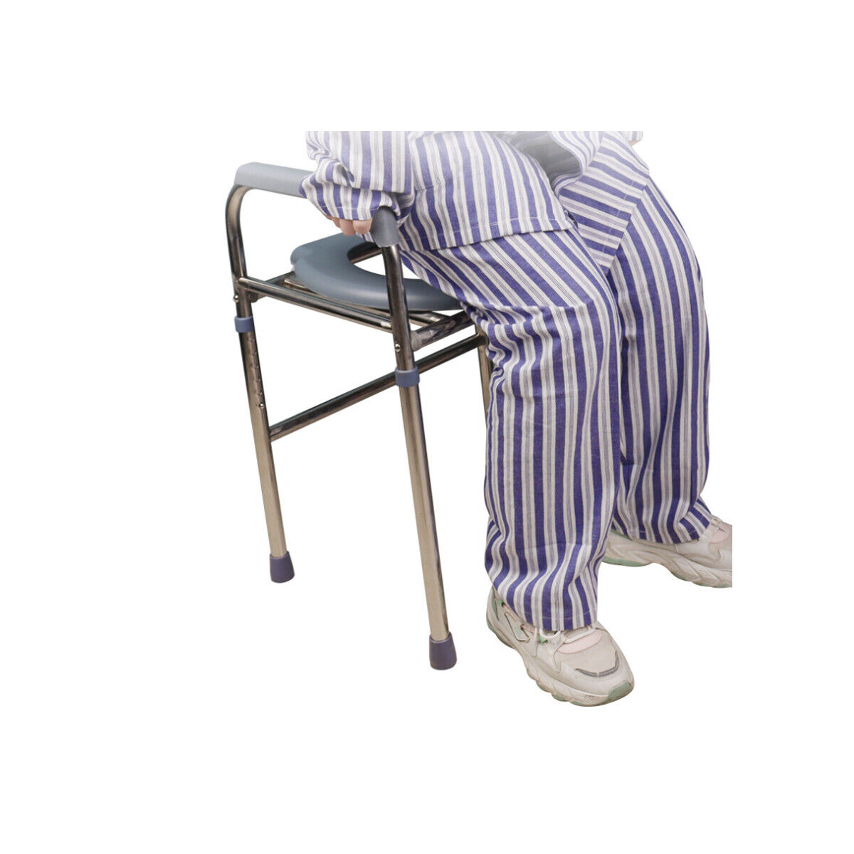 Raised Toilet Seat Frame Aluminium Alloy Adjustable Riser — image 2
