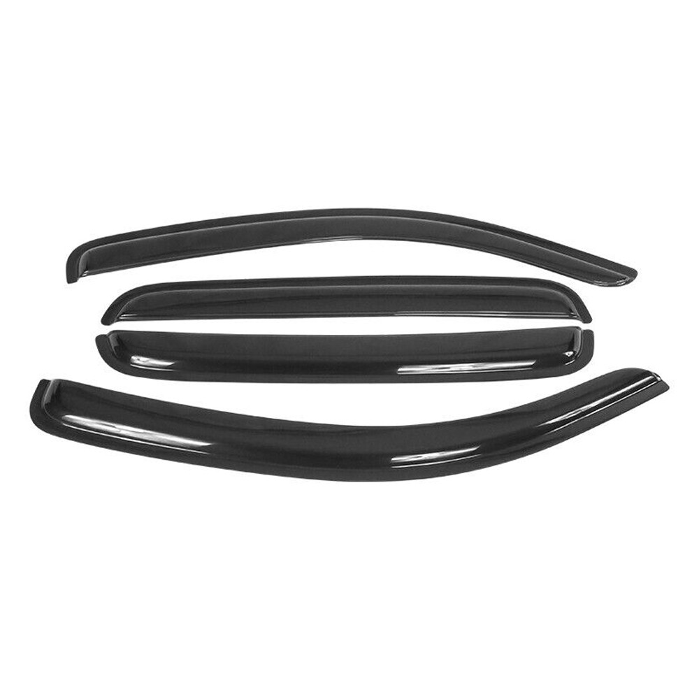 For T Oyota 2005-2015 Tacoma Double Cab Window Visors Rain Sun Guard Vent 4Pc Set