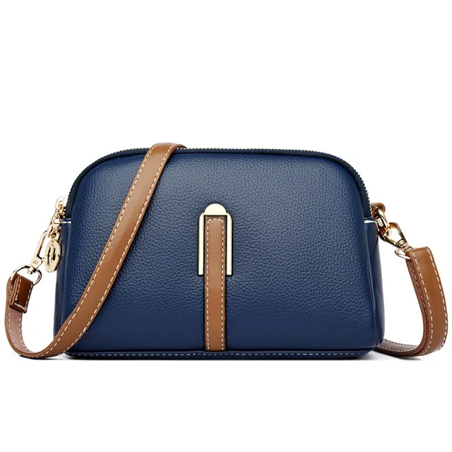 Shell Bag Simple Shoulder Bag Coin Purse Messenger Small Bag Blue - Shop at LoveMi