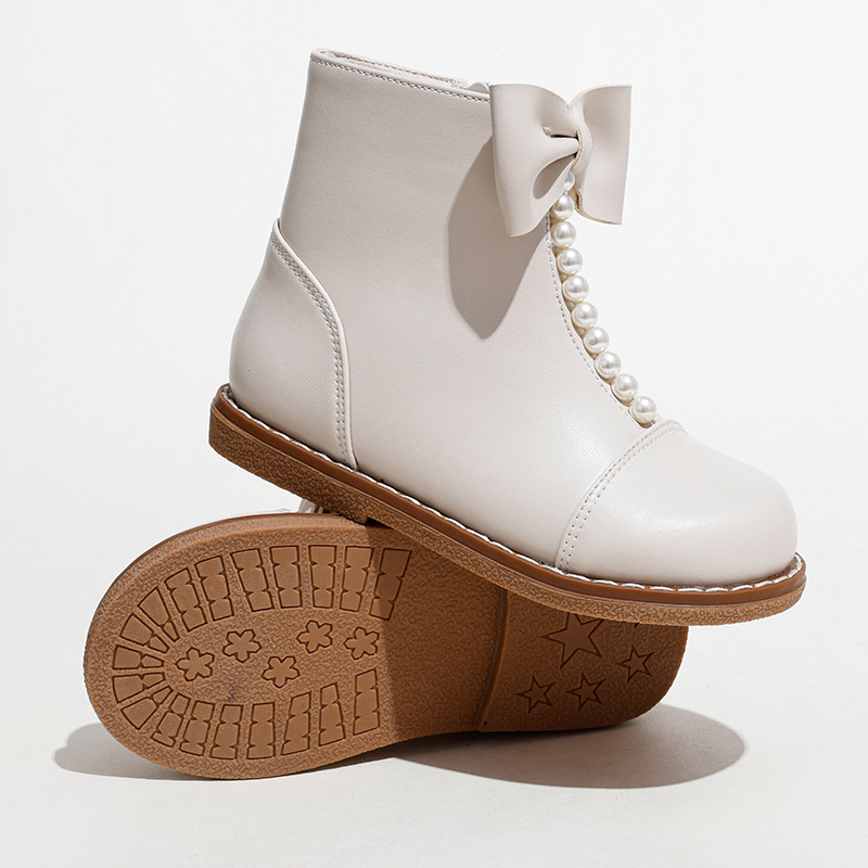 Girls Fashion New Side Zipper Kids Boots