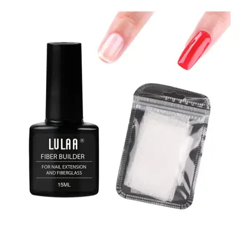 Nail Extension Fiber Set Gel Repair Liquid Paper-free Support