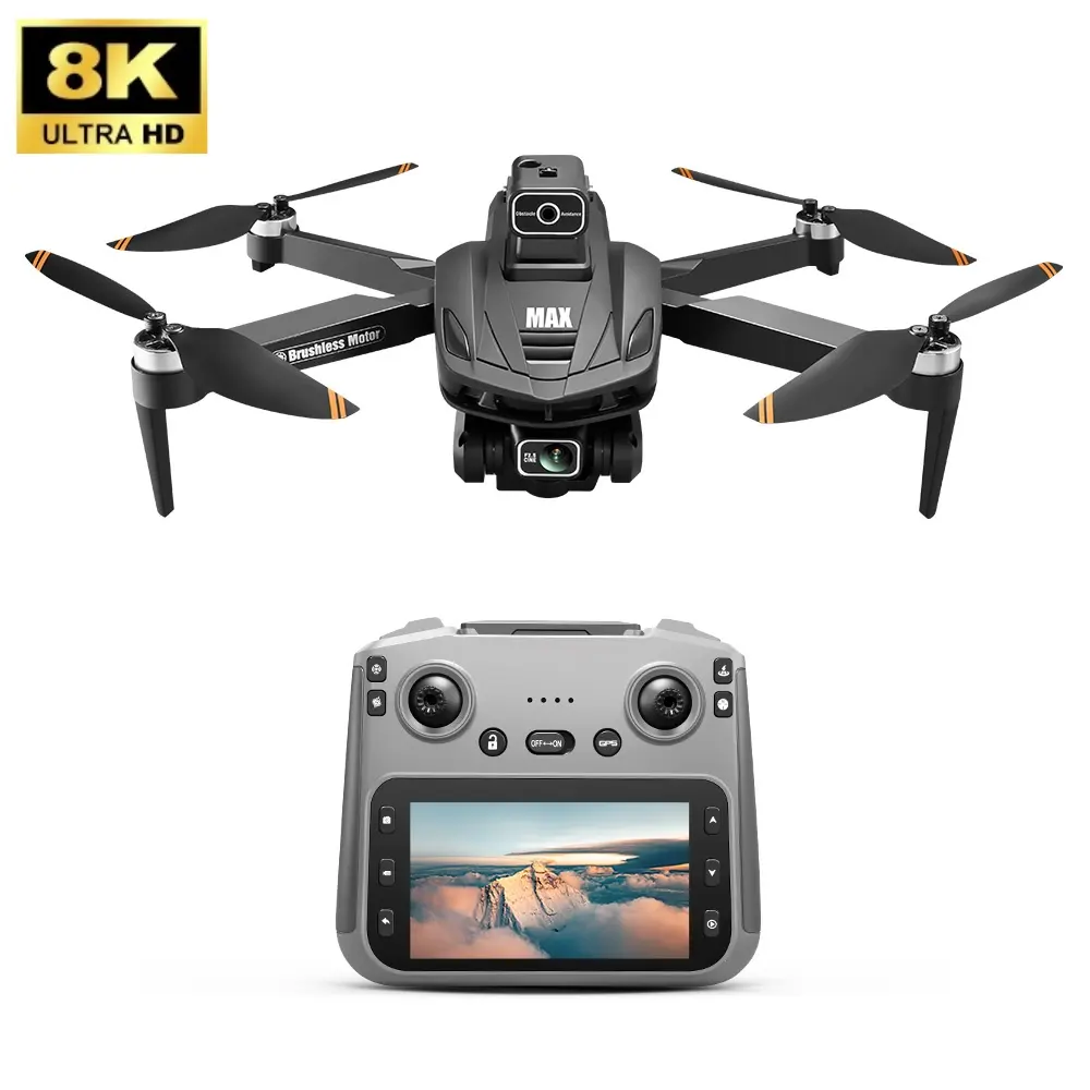V168Pro Max Drone 8K HD 4.5-inch Screen