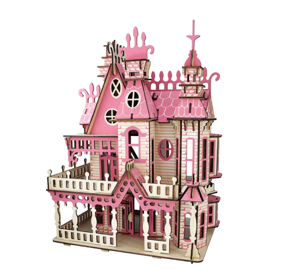 Dream Villa Laser Cutting 3d Wood 2