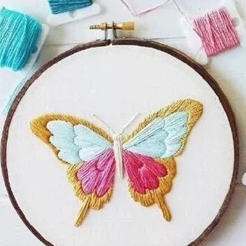 Embroidery Novice Primary Ribbon Embroidery Simple Three dimensional Fresh Flowers20 - Shop at LoveMi