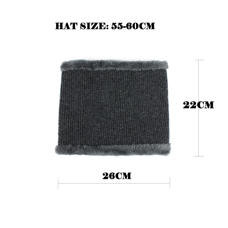 Men's Fashion Outdoor Keep Warm Fleece-lined Wool Hat