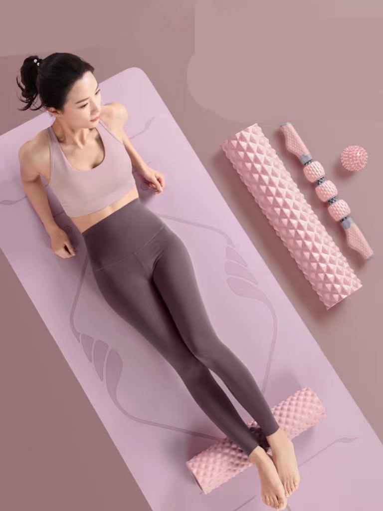Foam Axis Muscle Relaxation Professional Thin Leg Wolf Tooth Roller Roller Leg Massager Yoga Post Home