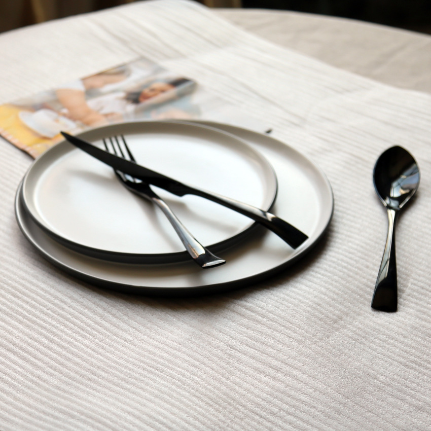 Household Simple Cake Ceramic Plate