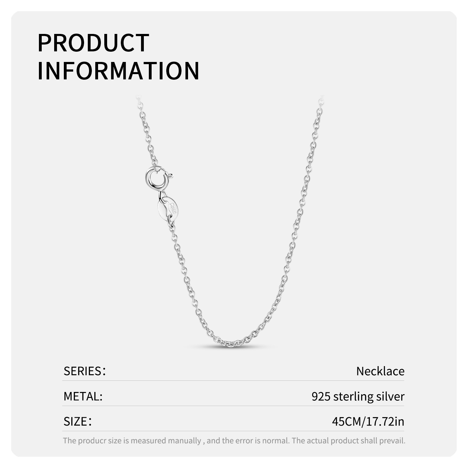 Title 4, Collana S925 Argento Sterling Volante Design Mi...